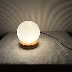 タッチセンサーライト　球形　ガラスボールランプの画像
