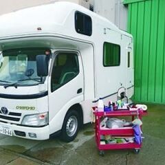 【急募】キャンピングカーをピカピカに！清掃・洗車スタッフ大募集！の画像