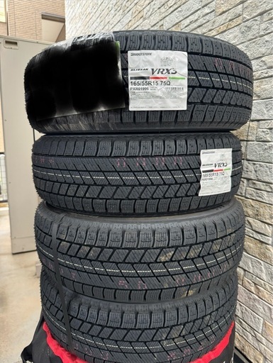 【新品】BRIDGESTONE BLIZZAK VRX3 165/55R15 75Q