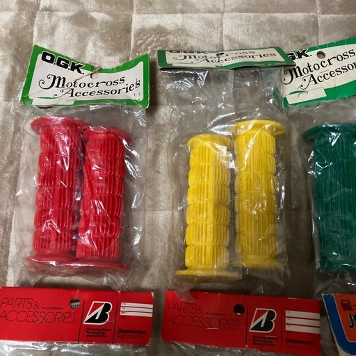 昭和レトロハンドルグリップOGK/ブリヂストン/シングルギア！希少品レア