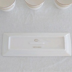 メナード　カルバン　カップ＆プレート３客セットの画像