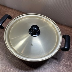 新品 アルミ鍋 22cm 両手鍋の画像