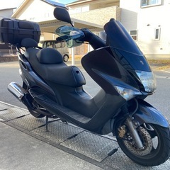 ヤマハ　マジェスティ125fi インジェクション 車　グレー　スクーター　熊本の画像