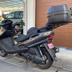 ヤマハ　マジェスティ125fi インジェクション 車　グレー　スクーター　熊本の画像