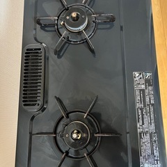 都市ガスコンロ 焼き網付き　ポルマ　ガスコンロ　東京発　美品　IC-N36B-Lの画像