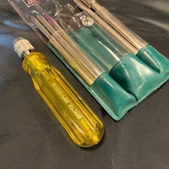 【工具】VESSEL 検電差替６本組（低圧）ドライバーセット No.1300【箱付き、未使用】（ベッセル、ヴィンテージ）の画像