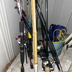 釣具一式まとめ売りの画像