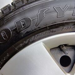 【お取引中】スタッドレスタイヤとホイールセット 4本　GOODYEAR グットイヤー ICE NAVI アイスナビ　195/65R15の画像