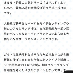 ⓵スーパーゴリルドblue ダイワ　クロスキャストリール4000番　釣りセットの画像
