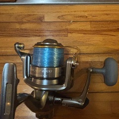⓵スーパーゴリルドblue ダイワ　クロスキャストリール4000番　釣りセットの画像