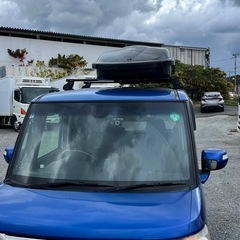 追記【鍵付きフルセット・福岡市近郊】カッコいいデザイン✨ TERZO エアロルーフボックス＆フットセットの画像