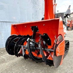 KUBOTA クボタ 除雪機 SLA-1070A 10馬力 ガソリン セル リコイル エンジン動作OK 電動オーガ 電動シューター 美品 使用少の画像