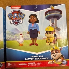 日本未発売　パウパトロール グットウェイ市長 チカレッタ ラブル ライバール市長の画像