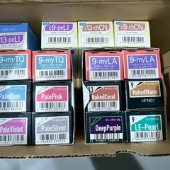 milbon カラー剤まとめ売り78本(バラ売り可)の画像