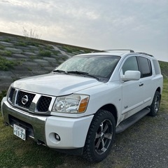 日産アルマダV8 5.6 LE  06’新車並行 交換OKの画像