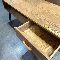 【引き出し付きテーブル】【ローテーブル】クリーニング済み【管理番号1203】野の画像