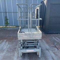 【三重・配送可】 3.6ｍ 高所作業車　LS-36　シイップ　タワーリフト　テーブルリフト　電動作業台　ハシゴ　バッテリー式　ジャンク品の画像