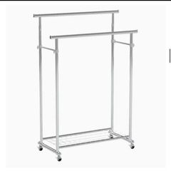 譲ります。ハンガーラック（2段）の画像