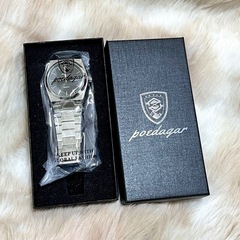 💬お話中　新品未使用品✨メンズ腕時計＊シンプル高級感デザイン／ブラック文字盤の画像