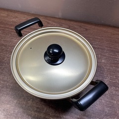 新品 アルミ鍋 18cm 両手鍋の画像