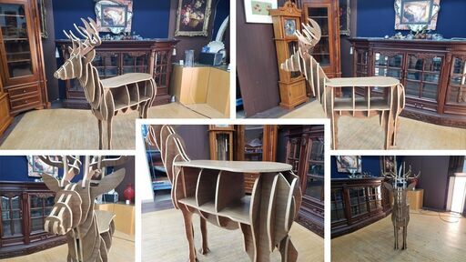 購入 L2 アニマルシェルフ 鹿 飾り棚