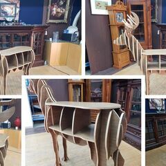 L2　アニマルシェルフ 鹿　飾り棚 L2アニマルシェルフ 鹿飾り棚 (リメイク工房ワタナベ) 上総牛久の収納