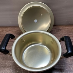 新品 アルミ鍋 14cm 両手鍋の画像