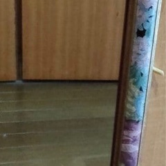 アンティーク柄 ウォールミラーの画像