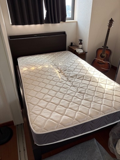 【中古】ベットマットレス　セミダブル セミダブルベット・マットレス(12月15日まで) (中島聖弥) 西熊本の