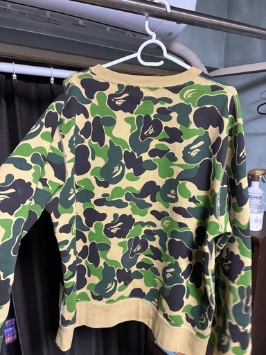 A BATHING APE カモフラージュ トレーナー