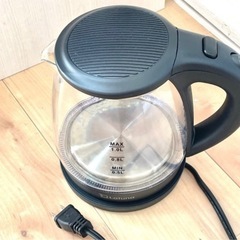 Latunaガラス電気ケトル【LED発光・耐熱強化ガラス】の画像