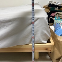 配達可【シングルベッド】クリーニング済【管理番号10312】金の画像