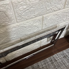 スバル　ナンバーフレーム　メタル　シルバーの画像