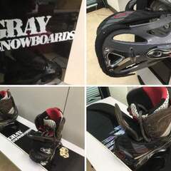 【🍀美品】【ボード・ビンデング・ブーツ】スノーボードセット「メンズ向け」 『近隣お届け』の画像