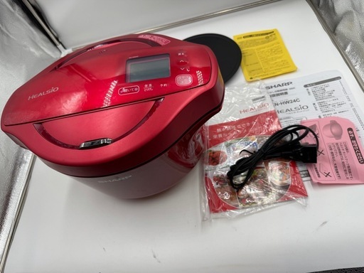 【美品】SHARP ヘルシオ ホットクック KN-HW24C-R シャープ ヘルシオ ホットクック KN-HW24G-R [レッド系] 価格比較