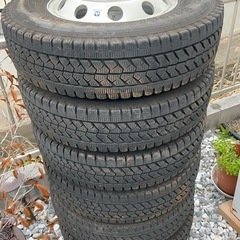 ■中古タイヤホイール■ ALCOA アルミホイール 16インチ 5.5J +115 5H  205/85R16 の画像