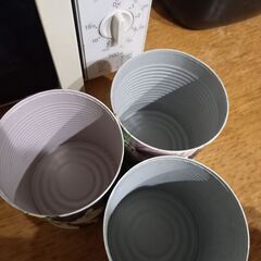 ⚠️0円出品⚠️デコパージュ缶3個(ハンドメイドの物)の画像