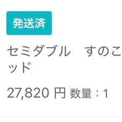 《美品》天然木 すのこベッド セミダブル／通気性◎／きしみなし／説明書・金具ありの画像