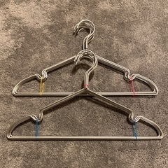 無印良品 アルミハンガー 肩ひもタイプ 12本セットの画像