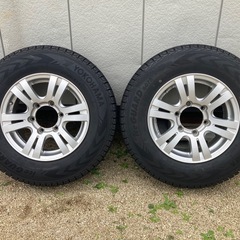 ハイエースバン　スタッドレスタイヤ
の画像