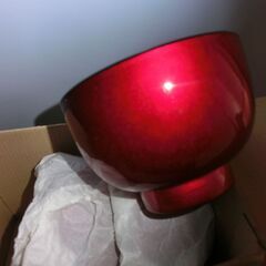 大量格安提供まとめてです、★未使用保管品★山中塗、漆塗り、３段重箱、★合計１２点程、（山中塗は赤りんごの様な赤塗で凄く綺麗です画像３・４）、★お手数をおかけしますプロフィール必読ですの画像