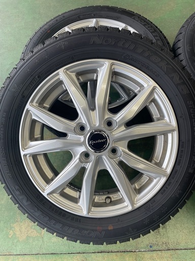 155/65R14 中古アルミホイール&スタッドレスタイヤセット ⭐︎155/65R14スタッドレスセット新古品⭐︎ (じい) 本諫早のタイヤ