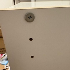 カラーボックス　白の画像