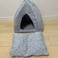 ペット ワンちゃん猫ちゃん　冬用 ベッドとブランケットの画像