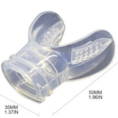 ダイビング クリア シリコン マウスピース レギュレーター　シュノーケルにの画像