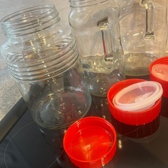 梅酒　ガラス容器　3個の画像