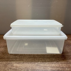 新品 タッパ 保管容器 プラスチック容器 ２つセットの画像