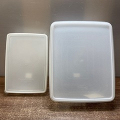 新品 タッパ 保管容器 プラスチック容器 ２つセットの画像