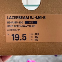 アシックス レーザービーム 19.5の画像