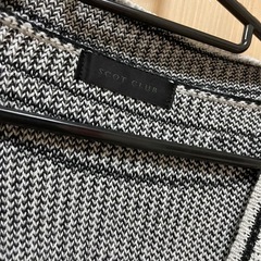 スコットクラブ　トロンプルイユ　ニットカーディガンの画像